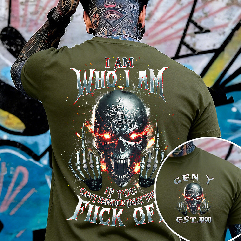 I Am Who I Am Custom Year Gen X, Boomer T-shirt