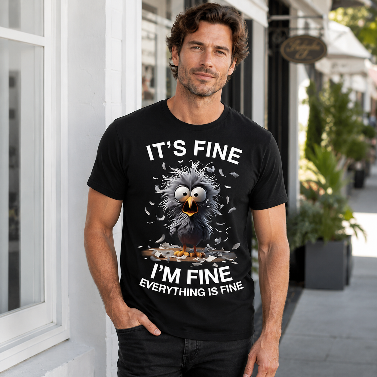 Funny Chicken Humorous Rooster Rude T Shirt Short Sleeve T shirt
