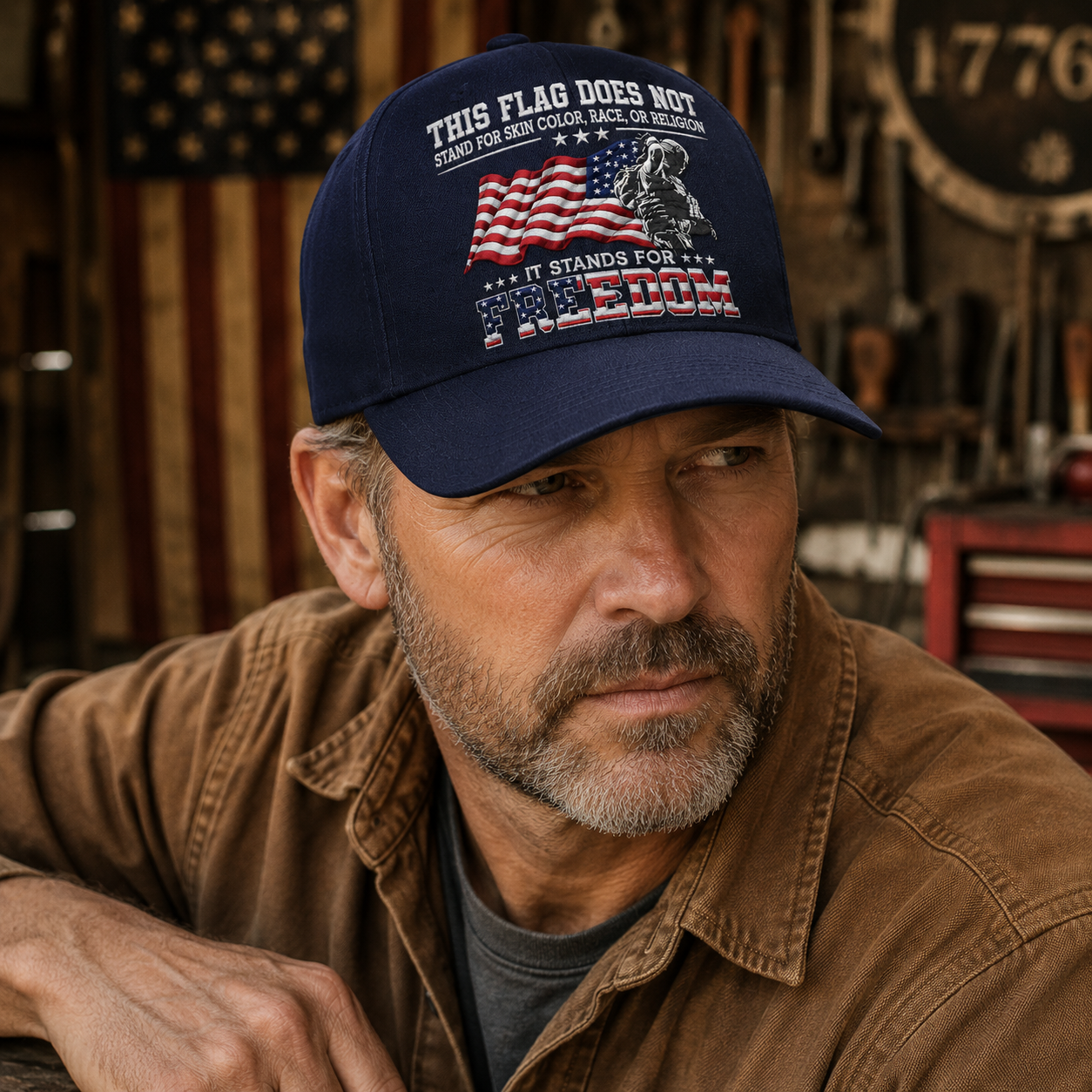 This Flag Stands For Freedom Patriotic Baseball Cap