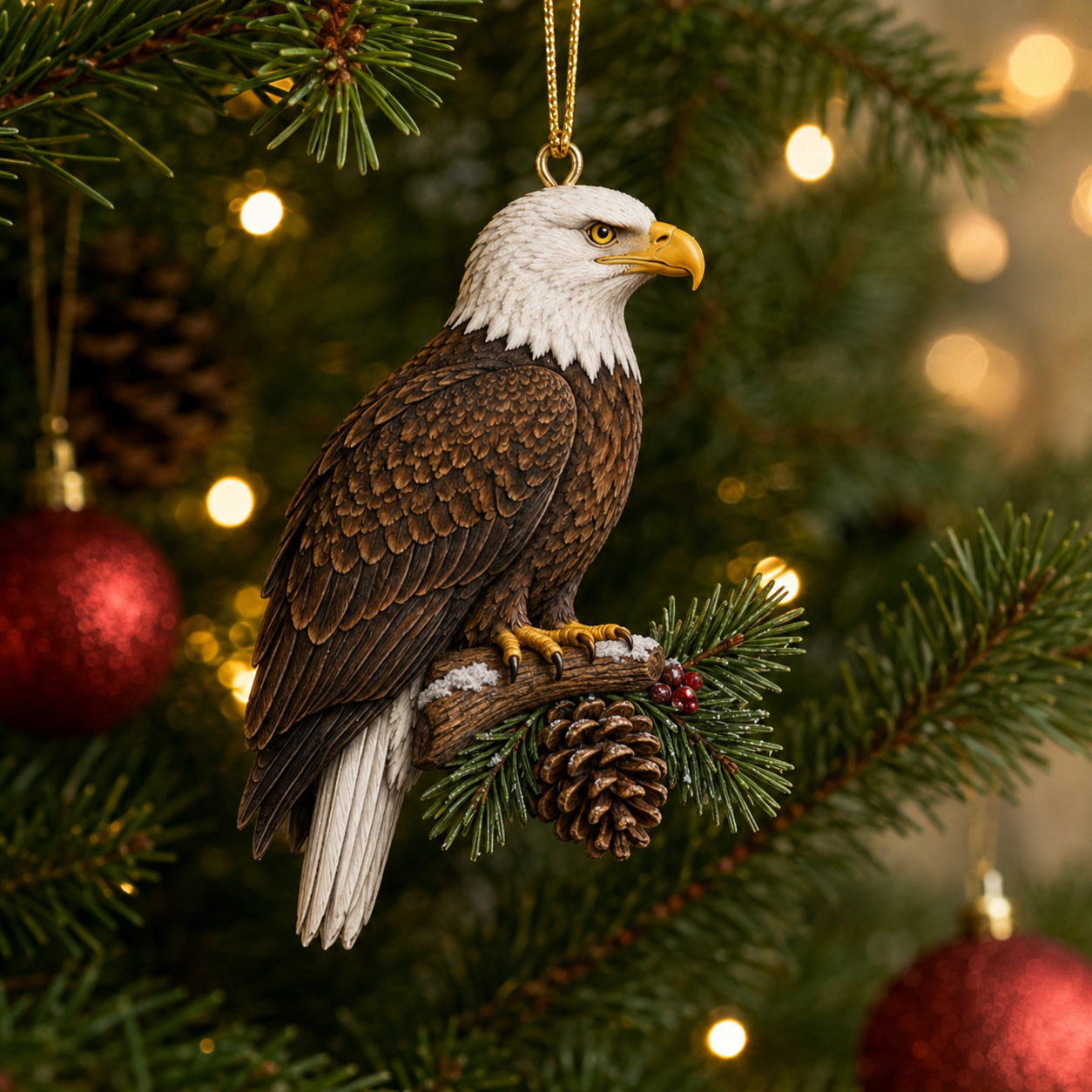 🦉 Owl Christmas Tree Ornament