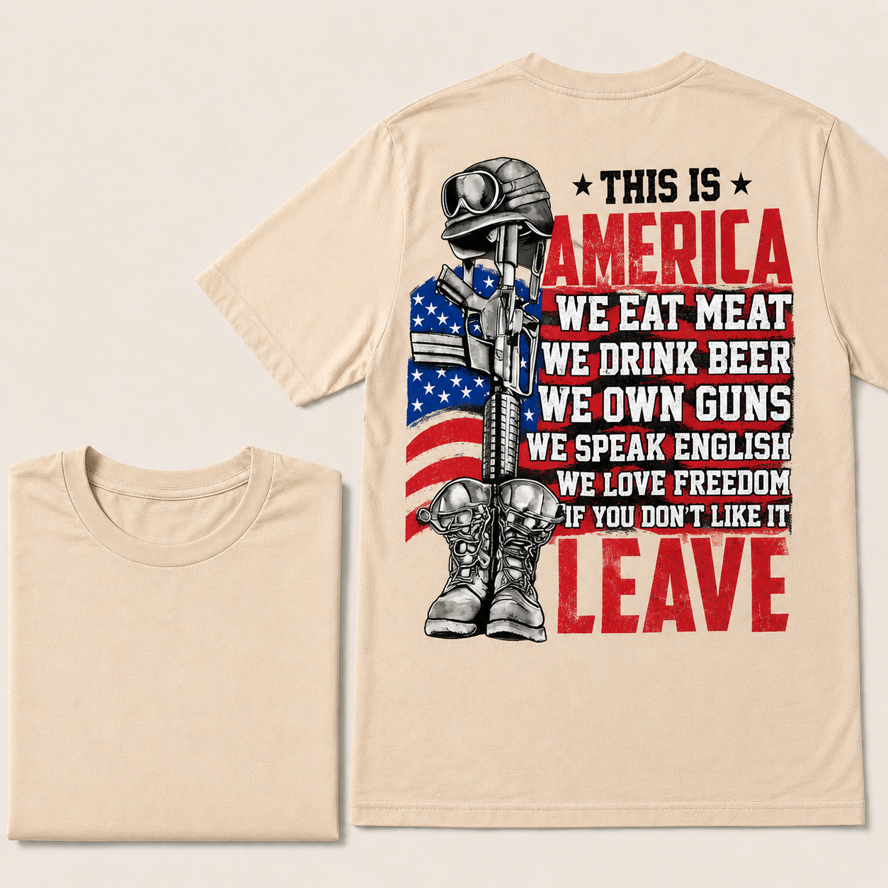 My Give A Damn Is Broken Beach Retro T-Shirt