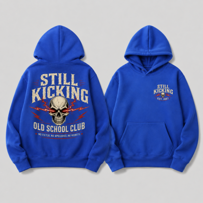 Still Kicking Old School Club Unisex Hoodie