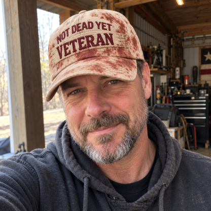 Veteran Printed Casual Hat