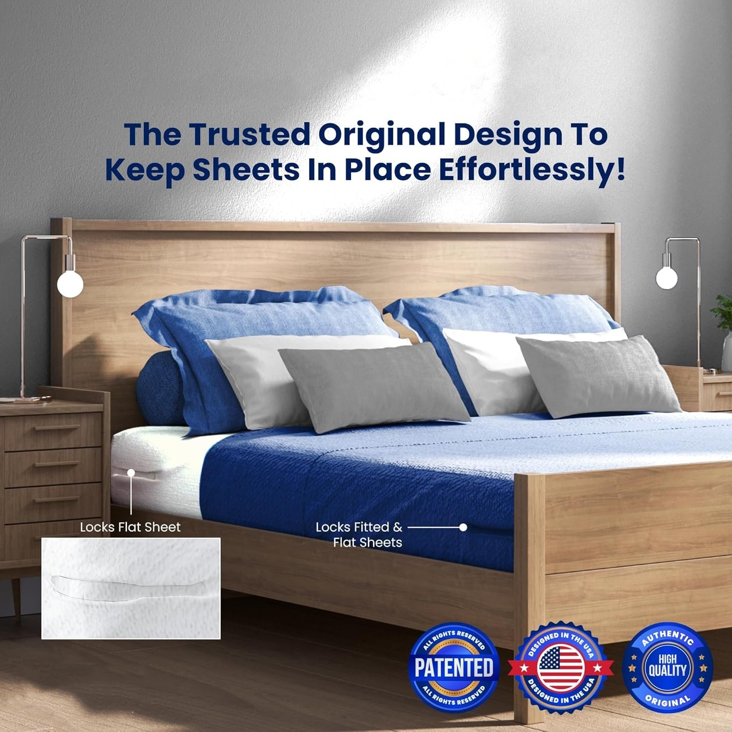 💖Last Day 49% OFF💖Sheet Holders - Secure Bed Sheets Firmly in Place