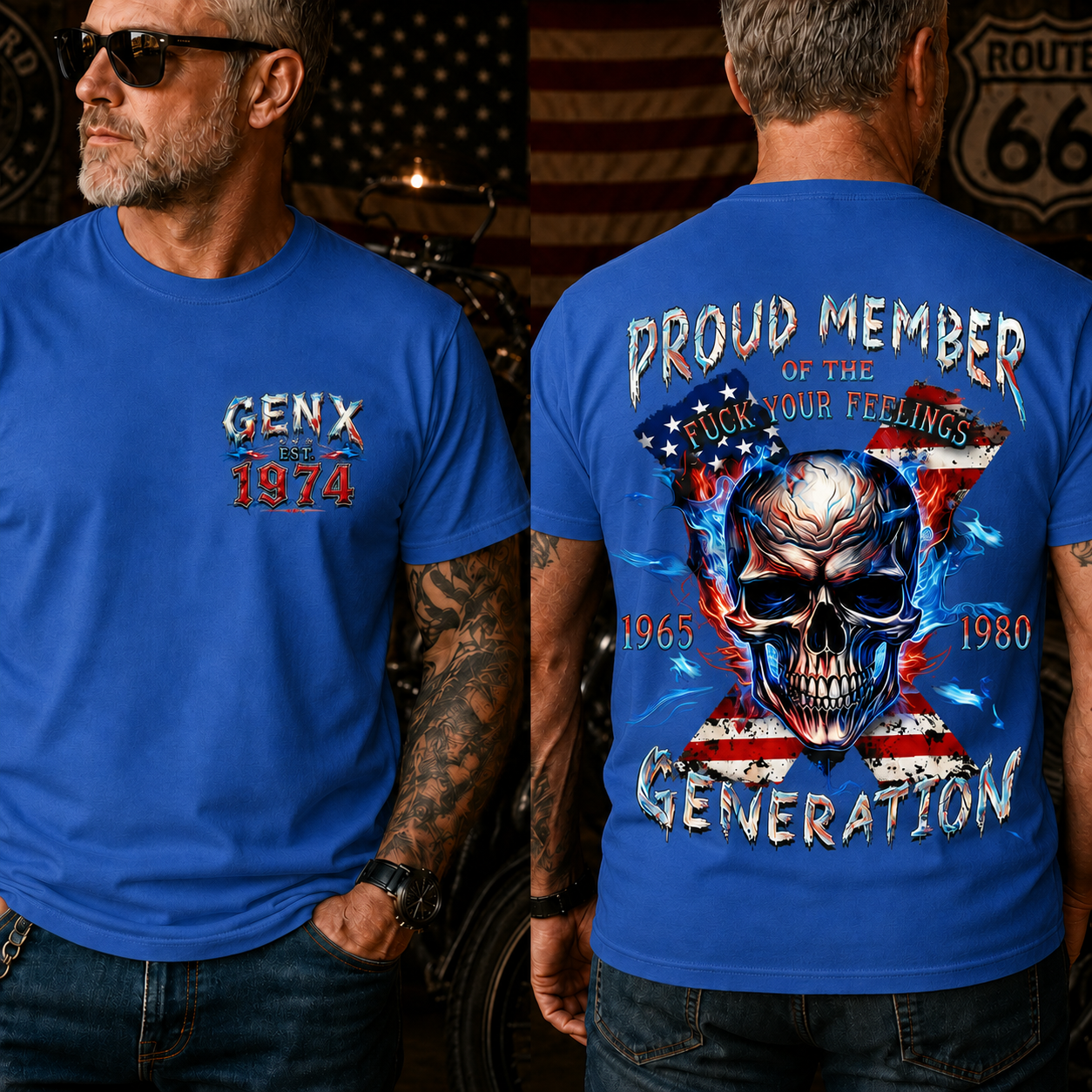 Gen X Proud Member Of The F*ck Your Feelings Generation Custom Year T-Shirt