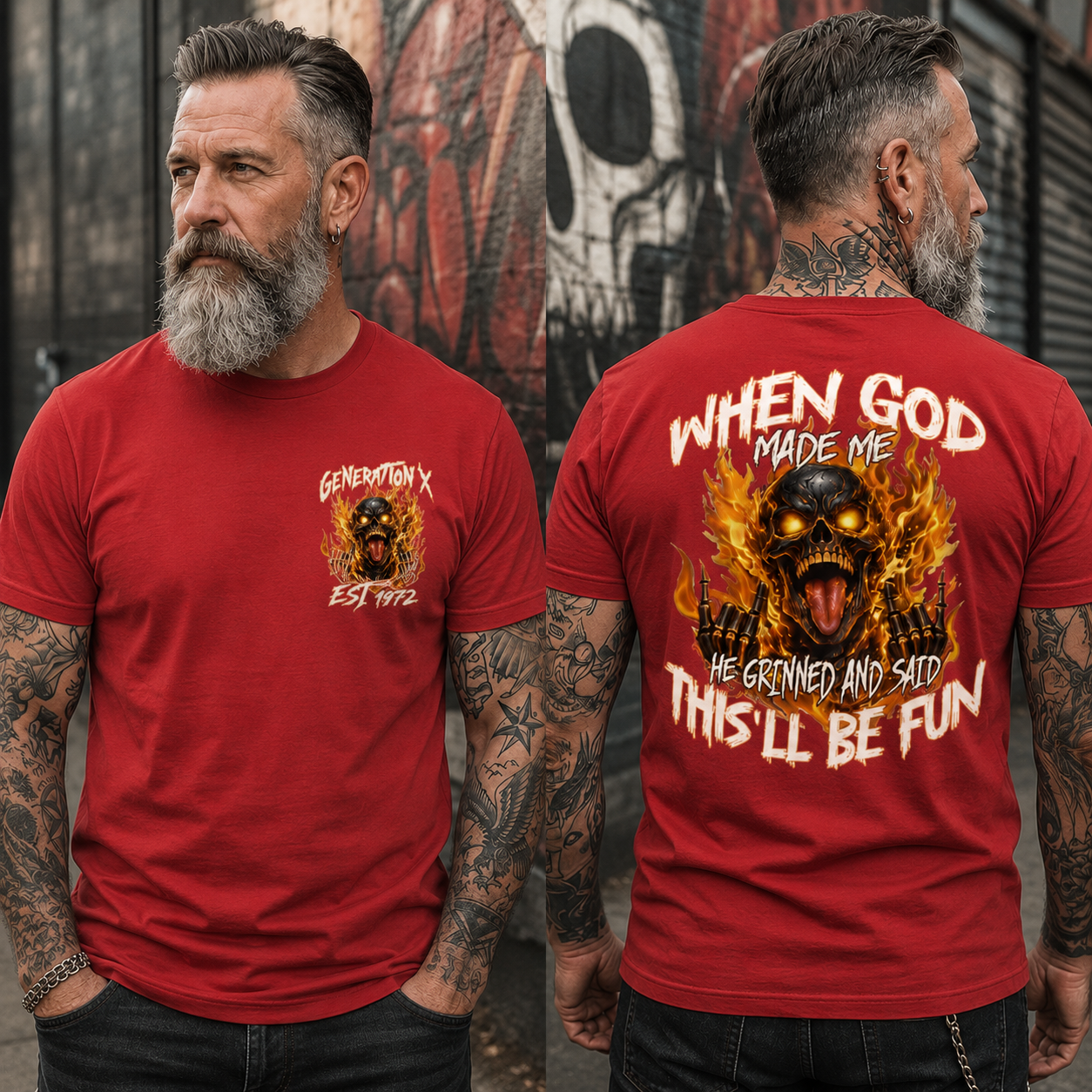 Personalization Year Gen X T Shirt, When God Made Me T Shirt , Gen X 1965-1980 T Shirt