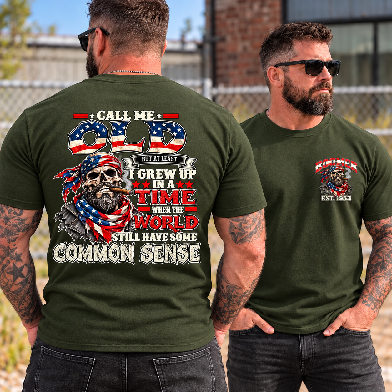 Call Me Old Common Sense EST Shirts
