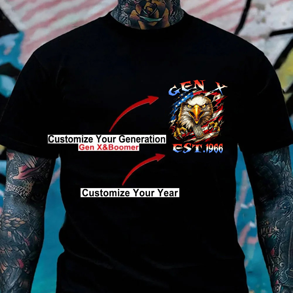 I May Be Old But I Got To See The Usa Before It Went To Shit Custom Year Gen X, Boomer T-shirt