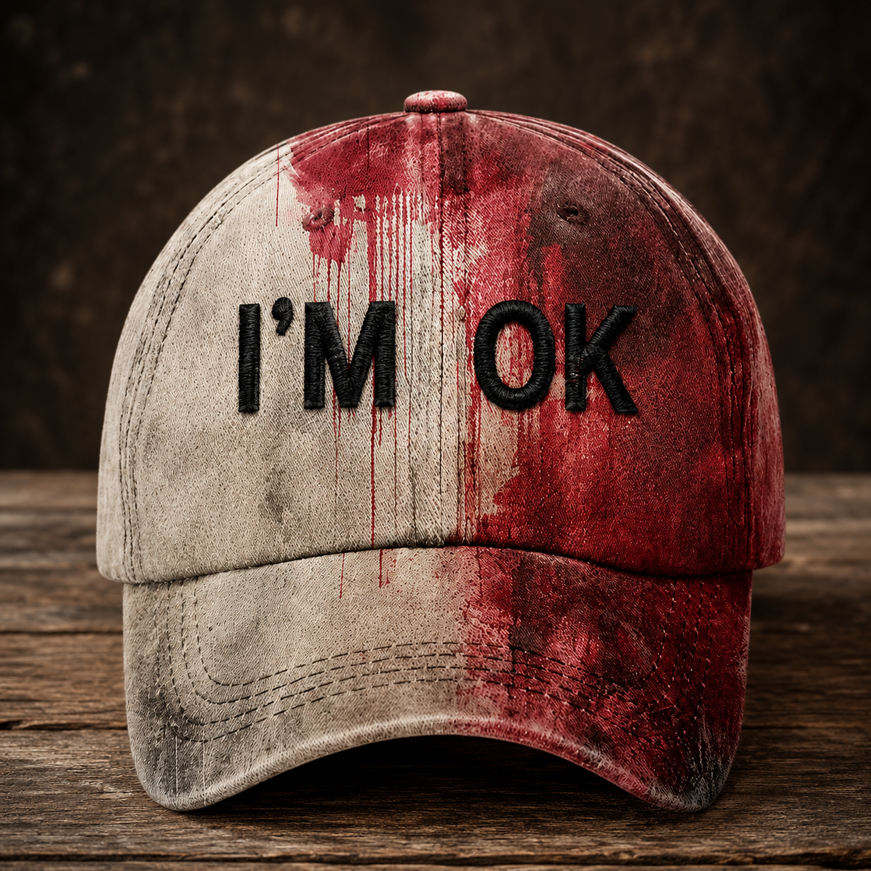 Limited Edition Unisex Dark Blood Stain Halloween Baseball Cap
