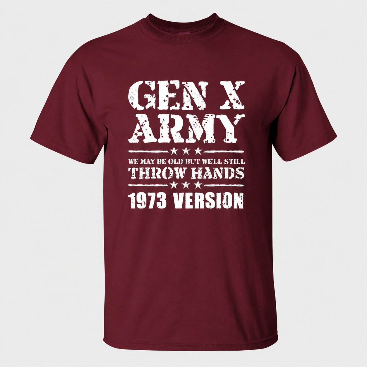 Personalization GEN X ARMY Shirt  Custom Year Tshirt