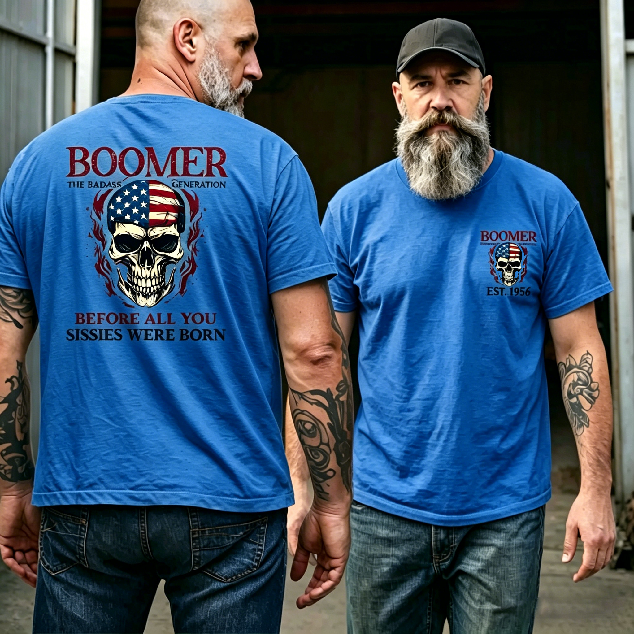 BOOMER The Badass Generation Custom Year Of Birth T shirt, Unisex, Before All You Sissies Were Born T shirt
