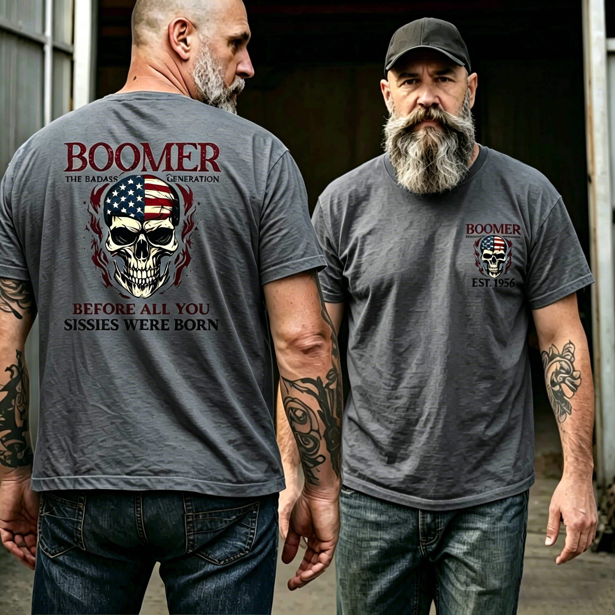 BOOMER The Badass Generation Custom Year Of Birth T shirt, Unisex, Before All You Sissies Were Born T shirt