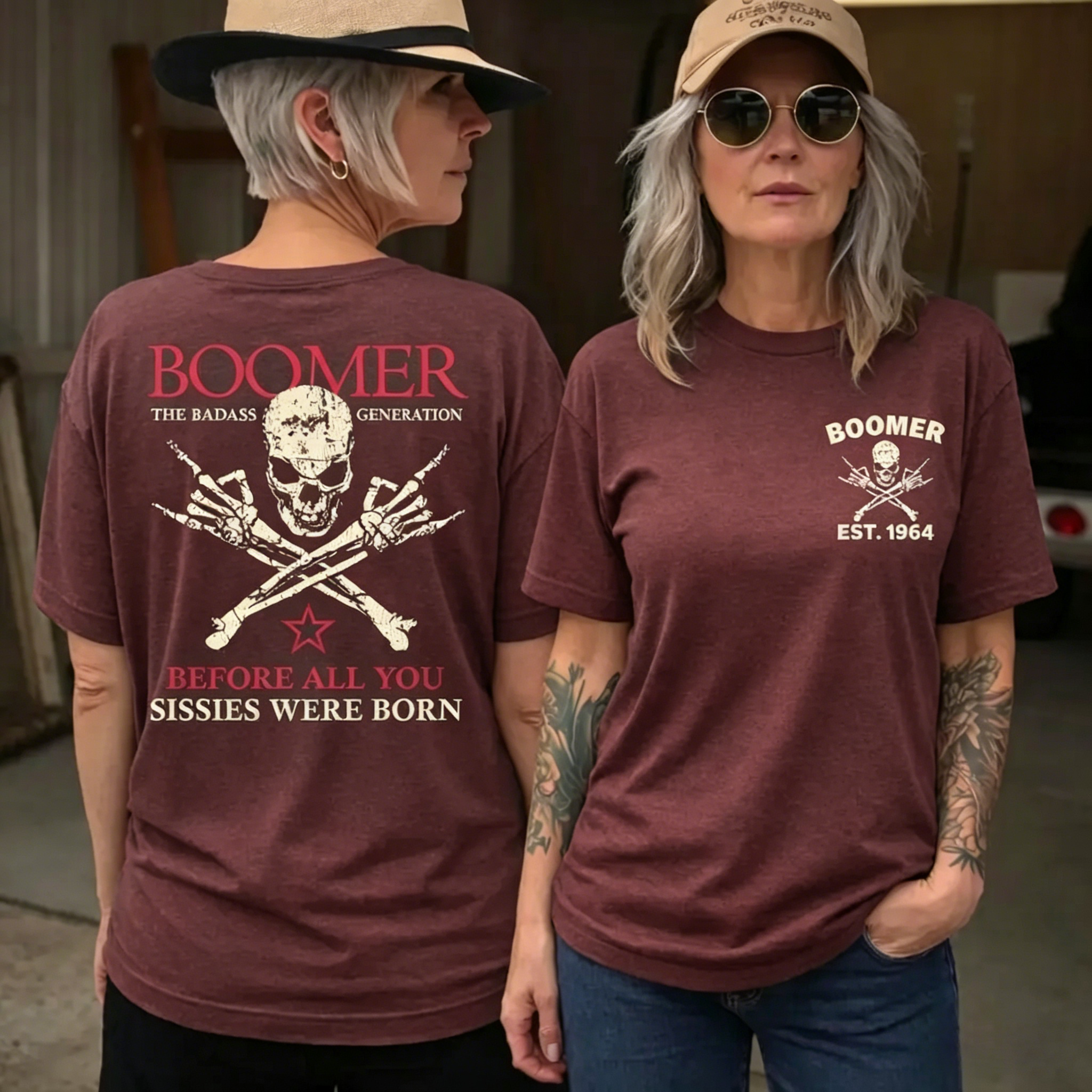 BOOMER Before All You Sissies Were Born T-shirt, Boomer The Badass Generation T-shirt