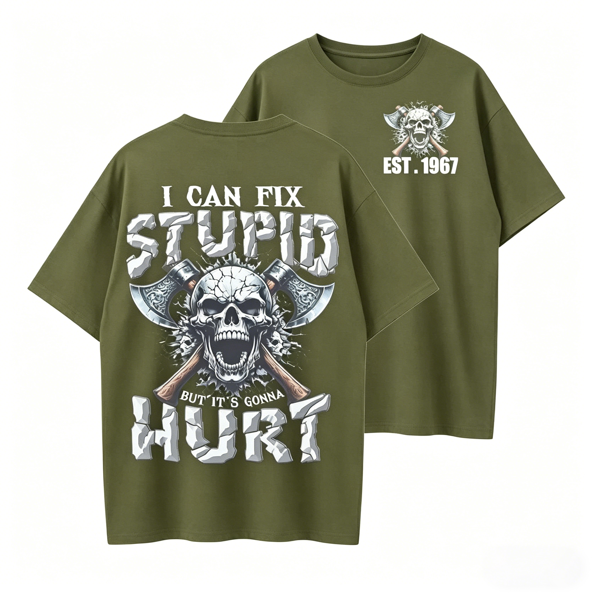 I Can Fix Stupid But It's Gonna Hurt GenX/Boomer Custom Unisex T-Shirt