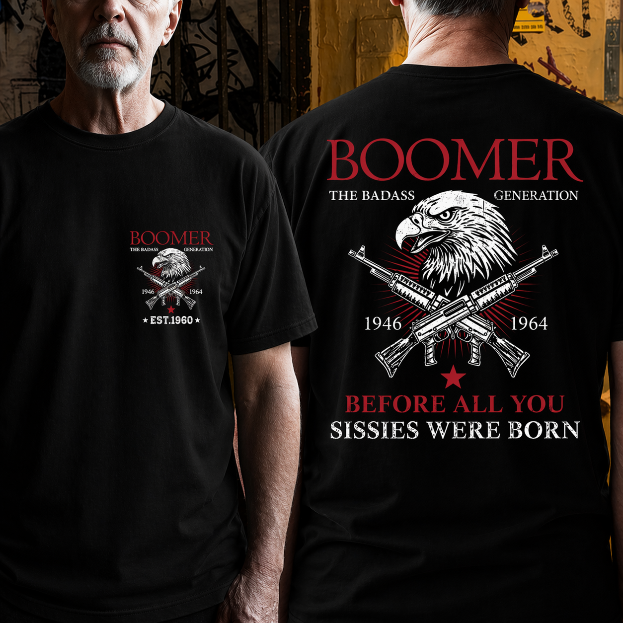 🦅 BOOMER | THE BADASS GENERATION T-Shirt