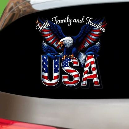 USA Eagles 250th Anniversary Semiquincentennial 1776-2026 Car Window Decal Sticker