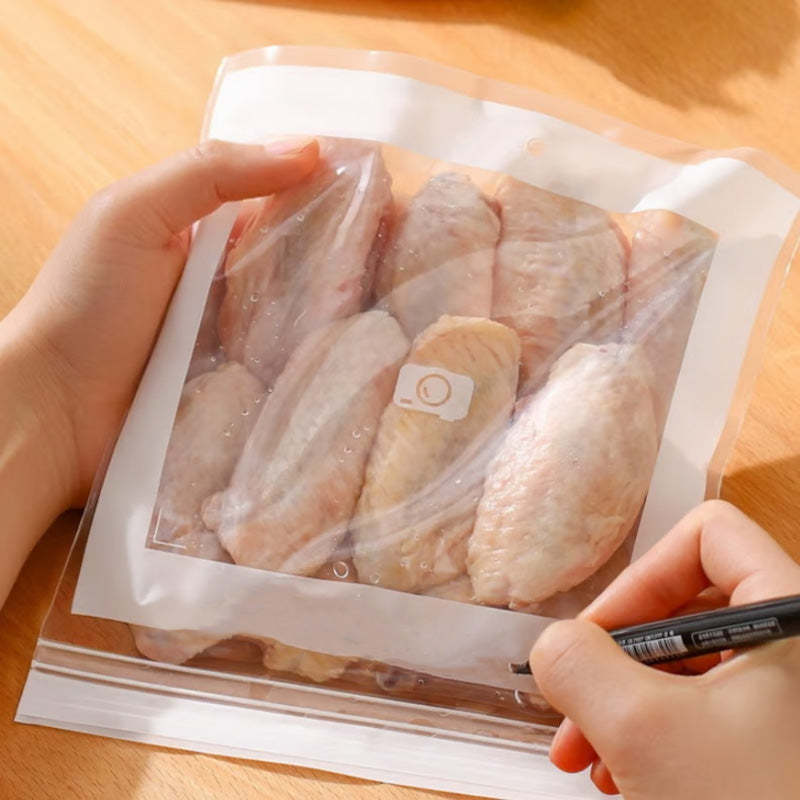 Transparent Food-Grade Reinforced Double-Seal Bags