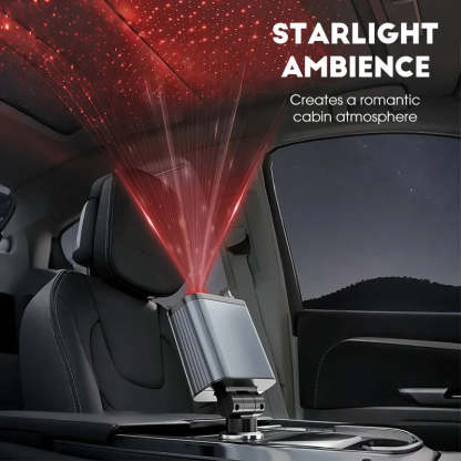 ⚡✨ Ultra-fast 4-in-1 Car Charger 90W – With Retractable Cables & Ambient Starlight 🚗🌌