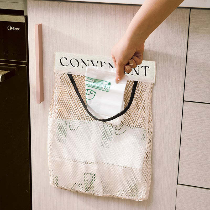 🥳✅ Plus de 50 000 exemplaires vendus ! Sac suspendu en filet – Réutilisable, lavable, respirant, la solution de rangement écologique qui libère de l’espace et garde vos affaires au sec 🌿✨