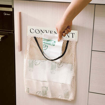 🥳✅ Plus de 50 000 exemplaires vendus ! Sac suspendu en filet – Réutilisable, lavable, respirant, la solution de rangement écologique qui libère de l’espace et garde vos affaires au sec 🌿✨