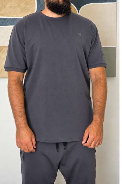 Ensemble Maybak Gris - Tee-shirt & Bermuda Assortis
