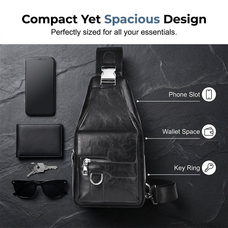 🎒 -50% MAINTENANT ! 🧳 Sac Bandoulière Homme Rétro Imperméable en Simili Cuir – Résistant à l'Eau, Rangement Intelligent & Confort Ergonomique – L'Essentiel du Quotidien ✨
