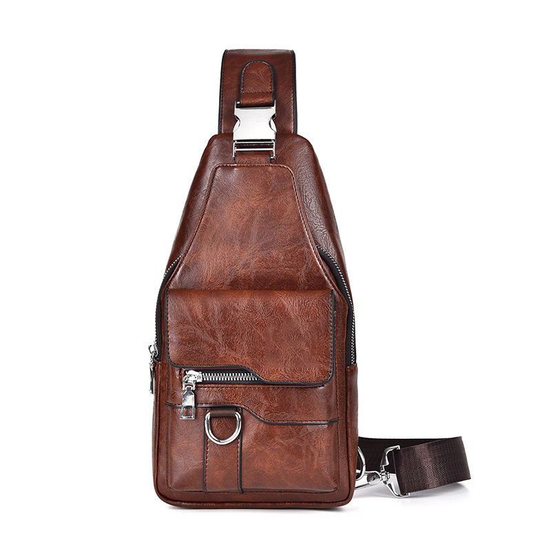 🎒 -50% MAINTENANT ! 🧳 Sac Bandoulière Homme Rétro Imperméable en Simili Cuir – Résistant à l'Eau, Rangement Intelligent & Confort Ergonomique – L'Essentiel du Quotidien ✨