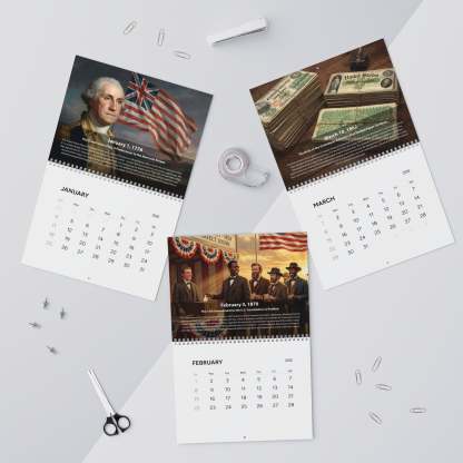 America's 250th Anniversary 2026 Calendar