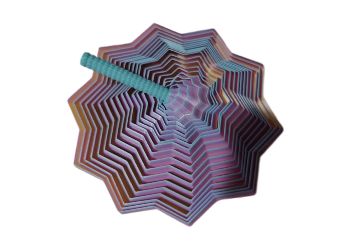 3D Printed Expanded Sensory Fidget Star