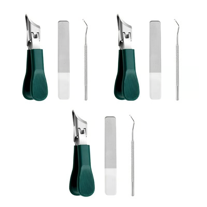 new-Three Sets Of Eagle Beak Beveled Nail Clippers