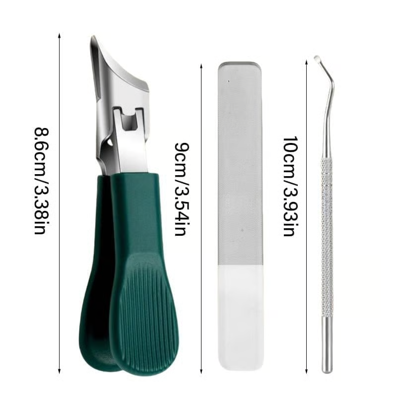 new-Three Sets Of Eagle Beak Beveled Nail Clippers