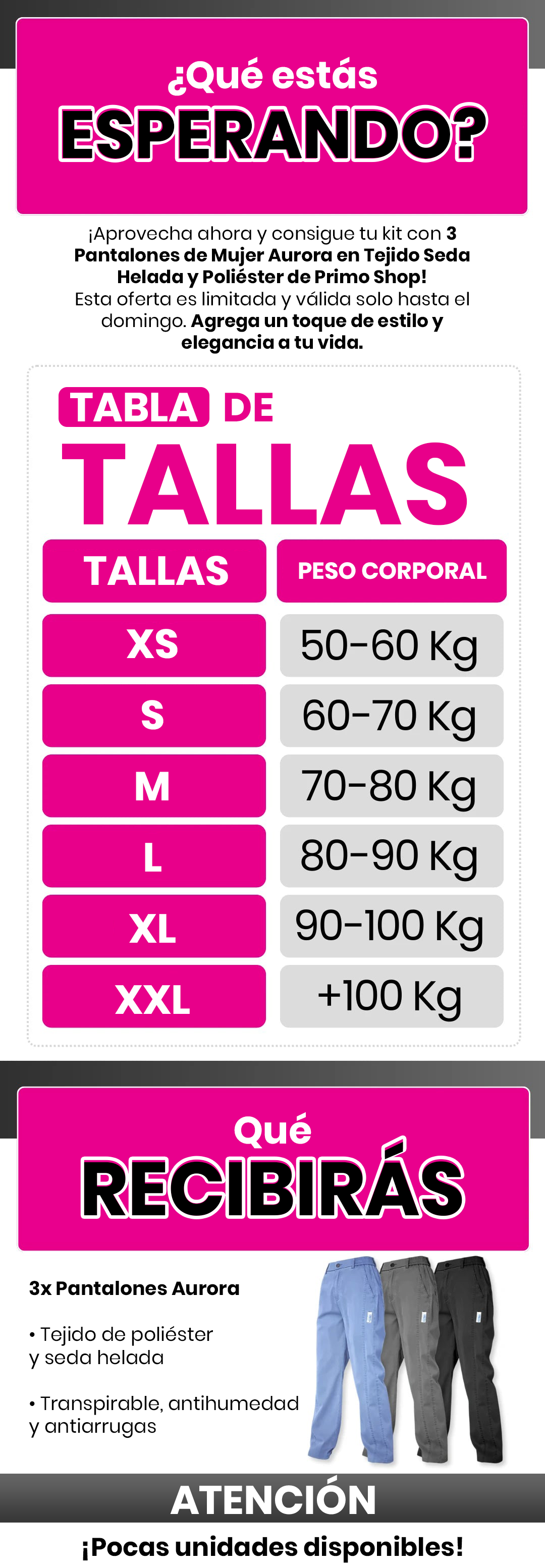 [Paga 2, Ll&eacute;vate 3] Pantalones Aurora de Seda y Poli&eacute;ster Fr&iacute;a