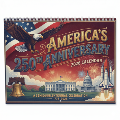 America's 250th Anniversary 2026 Calendar