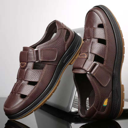 Sandales en cuir