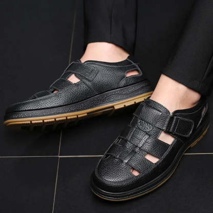 Sandales en cuir