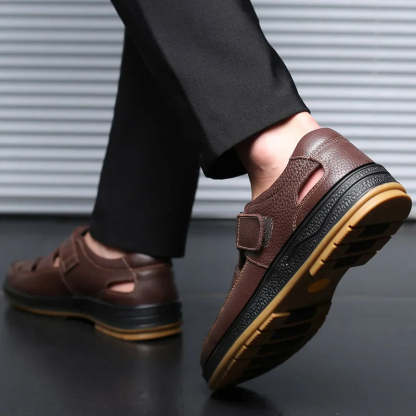 Sandales en cuir
