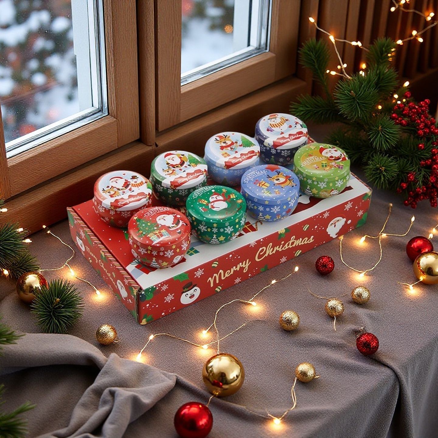 Christmas Scented Candle Set - Ignite Festive Aromas