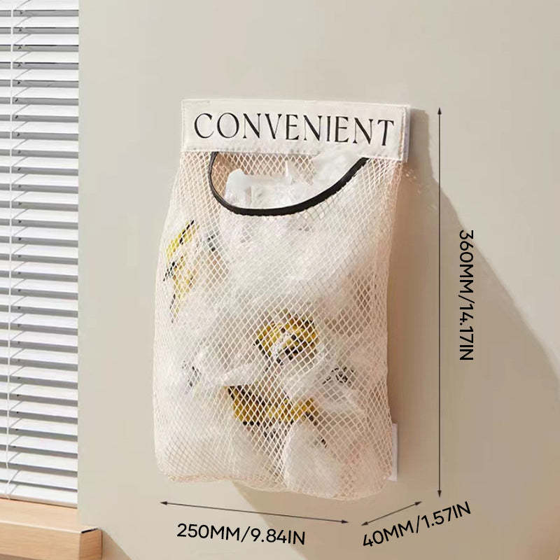 🥳✅ Plus de 50 000 exemplaires vendus ! Sac suspendu en filet – Réutilisable, lavable, respirant, la solution de rangement écologique qui libère de l’espace et garde vos affaires au sec 🌿✨