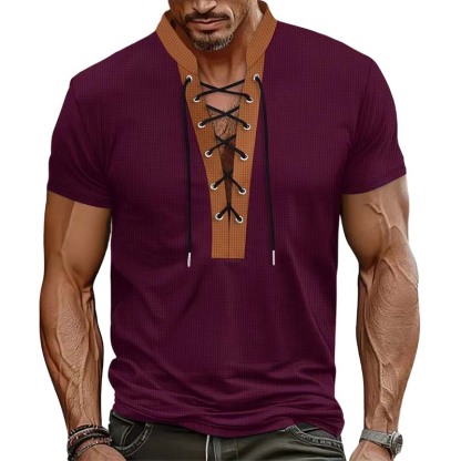 T-shirt décontracté à manches courtes pour homme