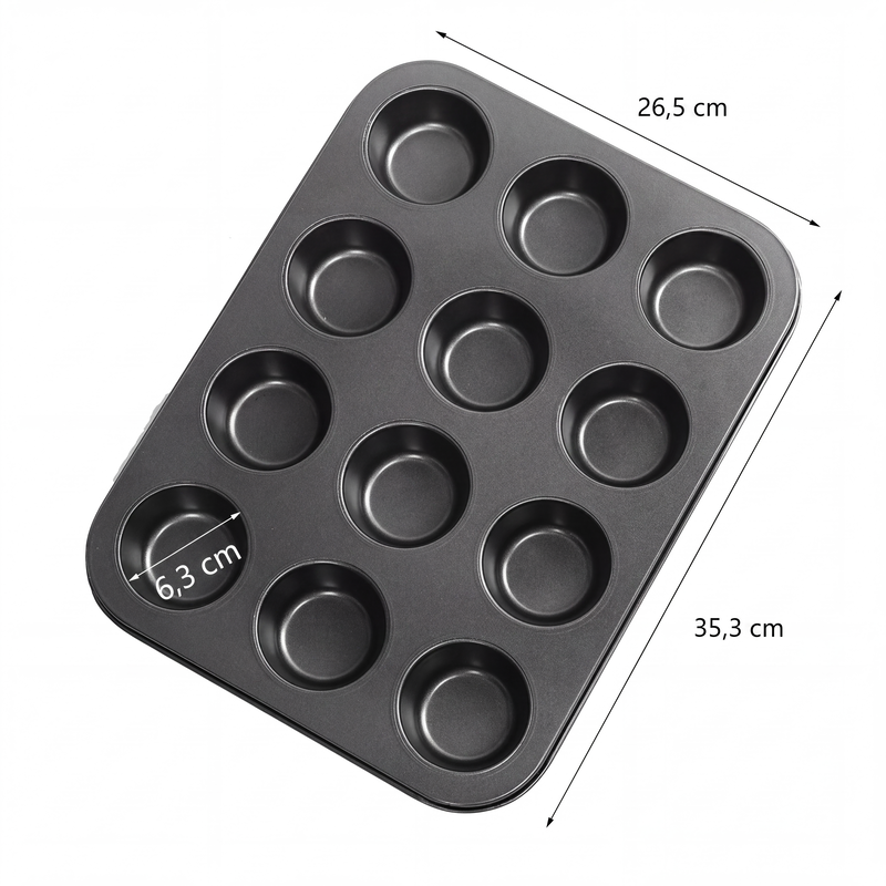 Moule à mini gâteaux Bundt antiadhésif à multiples cavités