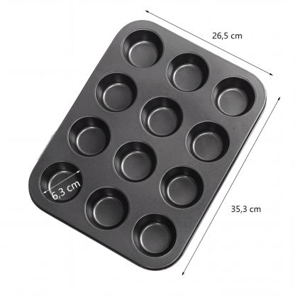 Moule à mini gâteaux Bundt antiadhésif à multiples cavités