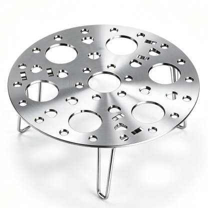 📢📢40 % DE RÉDUCTION !! ⏰Grille vapeur pliable en inox 🥚 Compact après repliage, s’adapte aux casseroles, indispensable pour votre cuisine 🍳