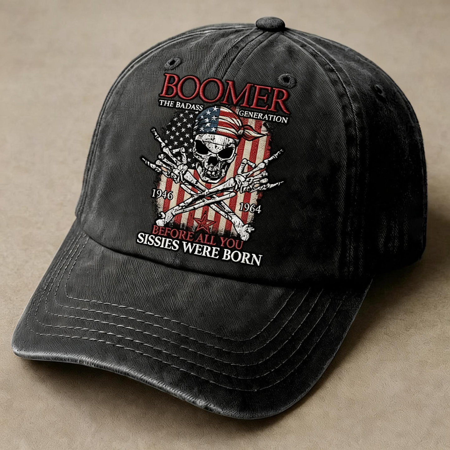 Gen X Cool Baseball Cap: "Before You Sissies Were Born," A Unisex, Comfortable Baseball Cap