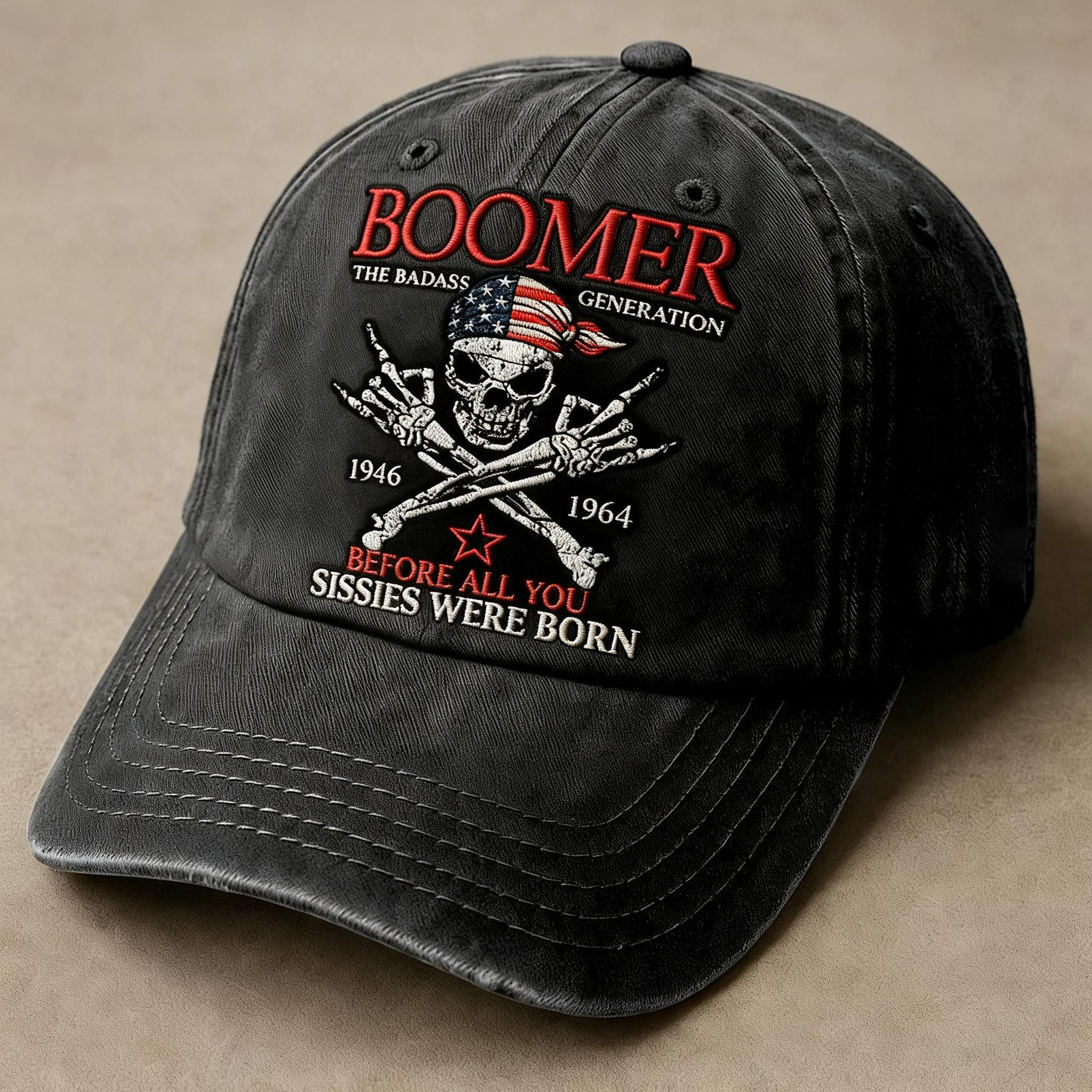 Gen X Cool Baseball Cap: "Before You Sissies Were Born," A Unisex, Comfortable Baseball Cap