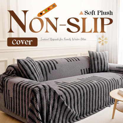 🎉Soft Plush Non-Slip Couch Cover🍂