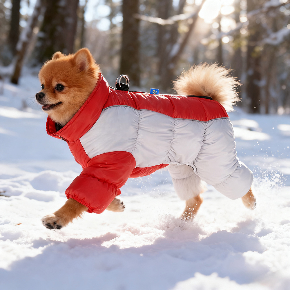 Personalized Pet Winter Warm Windproof Puffer Jacket