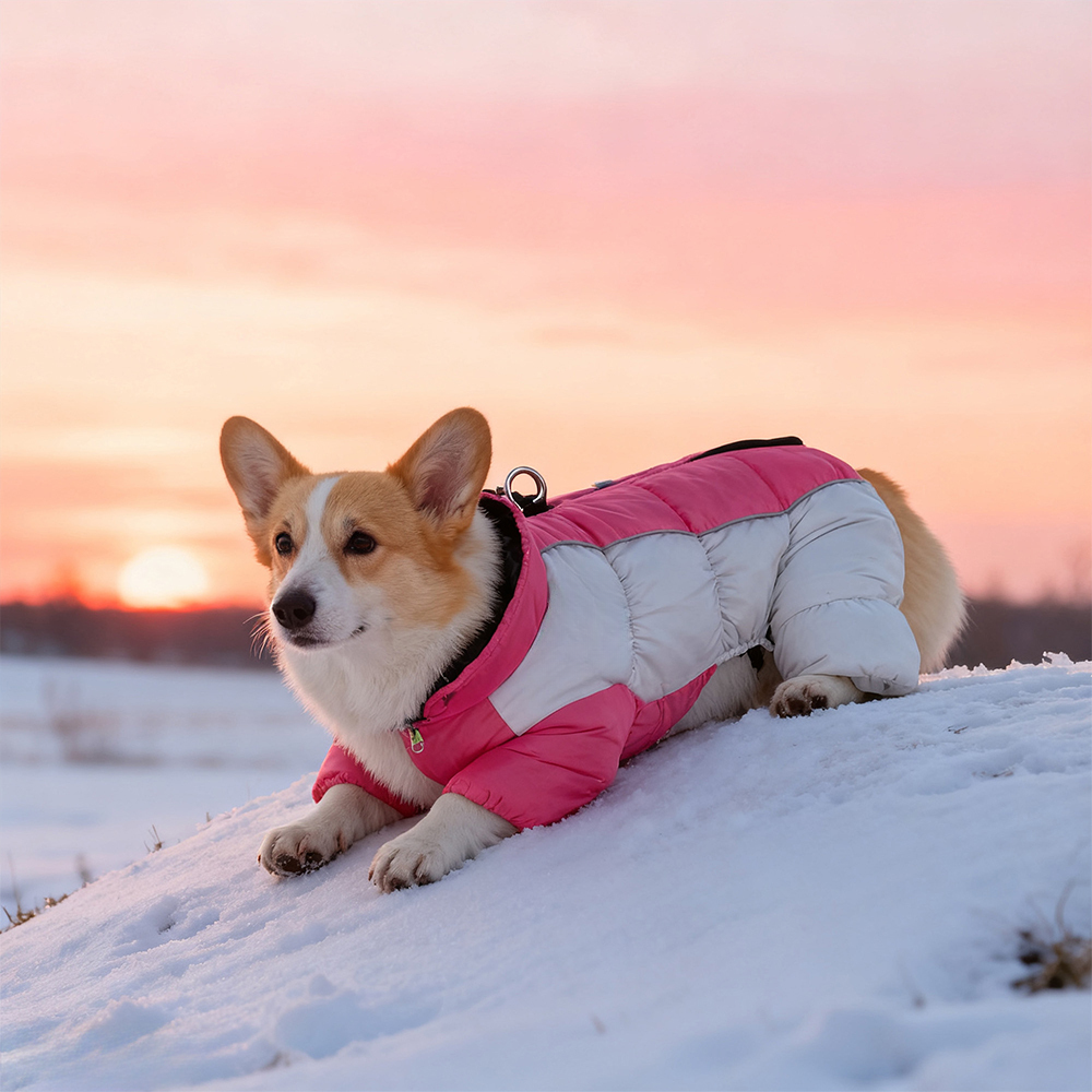 Personalized Pet Winter Warm Windproof Puffer Jacket
