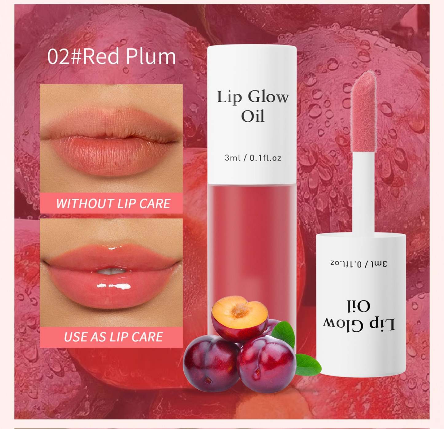 🔥Limited-time offer - 2-in-1 Lip Oil & Stain — Glossy Hydrating Tint, Long-Lasting & Transfer-Proof