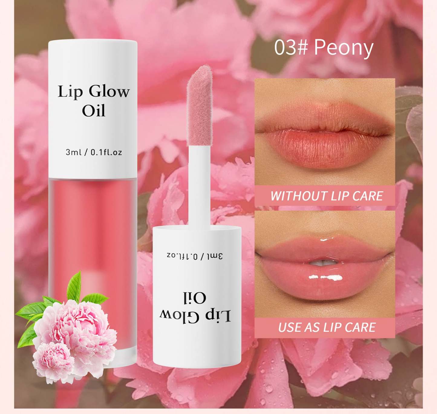 🔥Limited-time offer - 2-in-1 Lip Oil & Stain — Glossy Hydrating Tint, Long-Lasting & Transfer-Proof