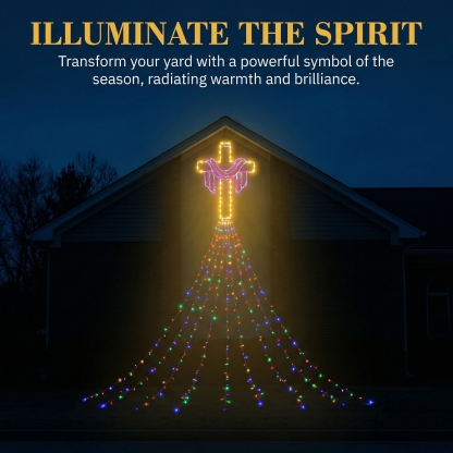 12 FT Easter Waterfall String Lights